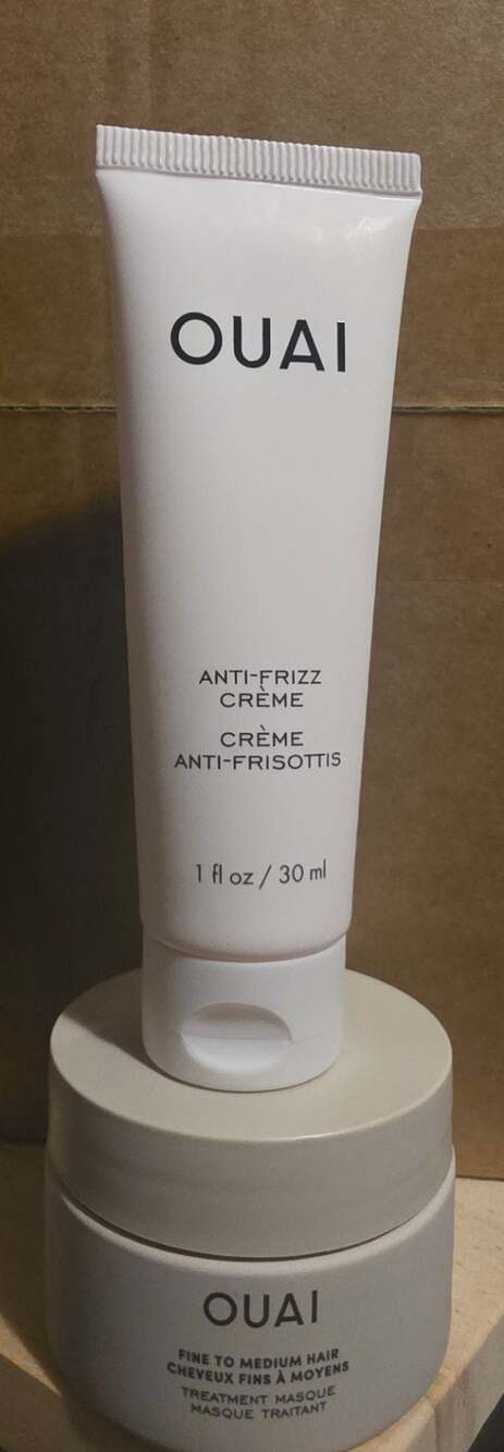 OUAI Anti-Frizz Crème and Treatment Mask Mini Lot